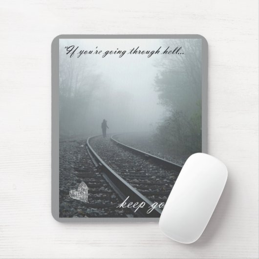 地獄によってあなたは行っていたら行くことを保って下さい マウスパッド (マウス)