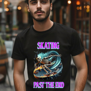 地獄に乗るスケルトン Tシャツ