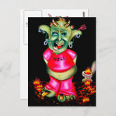 地獄に住む ポストカード (正面/裏面)