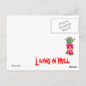 地獄に住む ポストカード (裏面)