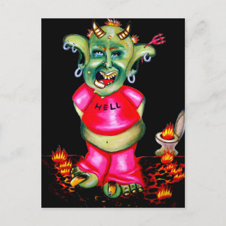 地獄に住む ポストカード