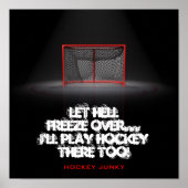 地獄に凍らせる ポスター (正面)