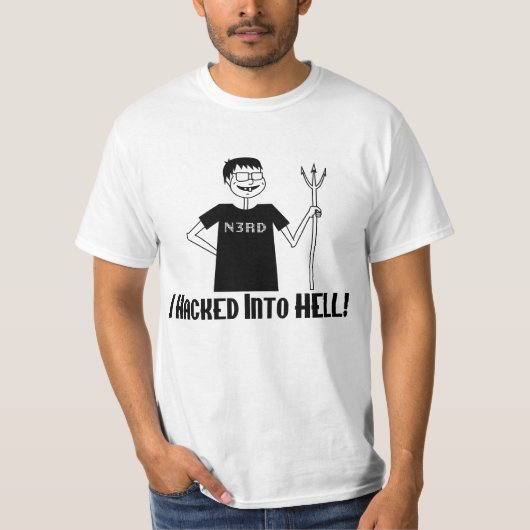 地獄に切り刻まれる Tシャツ (正面)