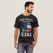 地獄に落ちてもテキサス州・フラッグ・ヴィンに行く Tシャツ (正面フル)