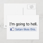 地獄に落ちるぞ ポストカード (正面/裏面)