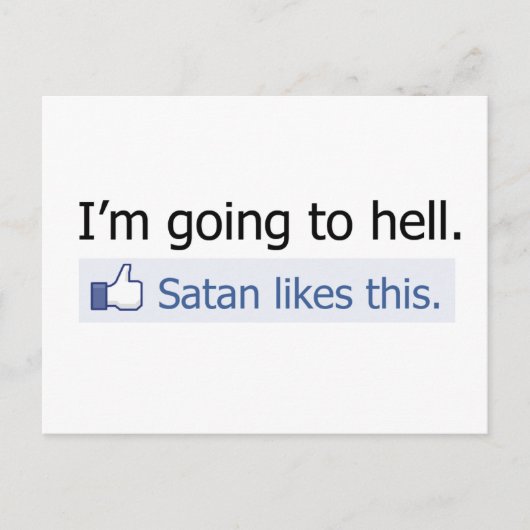 地獄に落ちるぞ ポストカード (正面)