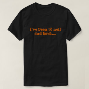 地獄に行き着いたノベルティ Tシャツ