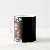 地獄に行くことができない 悪魔はまだ抑制中 コーヒーマグカップ (正面左)