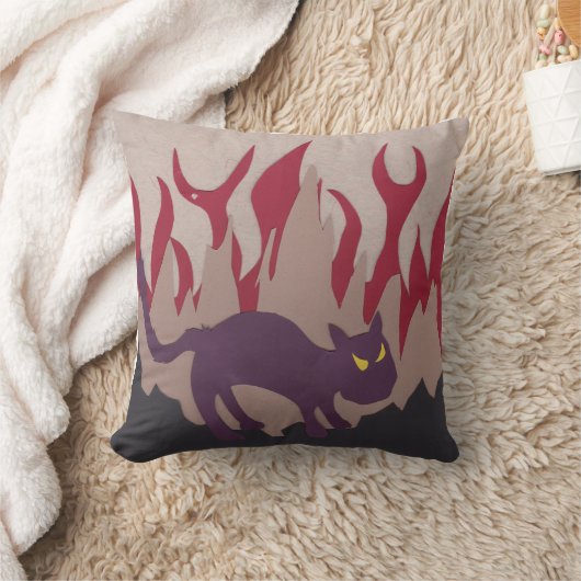 地獄ねこ枕 クッション (ブランケット)