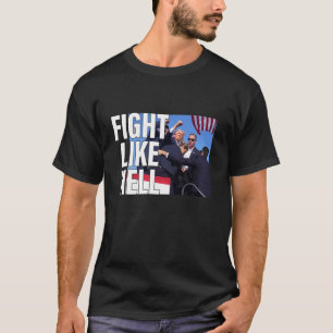 地獄のような戦いトランプ2024 Tシャツ