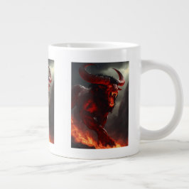 地獄のような赤いスキナー ジャンボコーヒーマグカップ