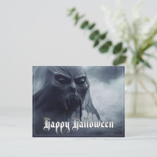 地獄のような風景の中の黒い幽霊 – ハロウィーン (スタンド正面)