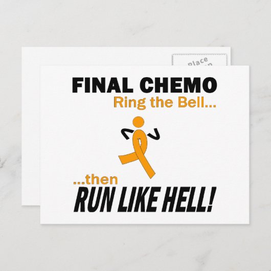 地獄のよう走な最終的なチェモ – 白血病 ポストカード (正面/裏面)