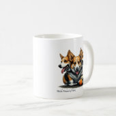地獄のウェルシュ・ハウンド・マグ コーヒーマグカップ (正面右)