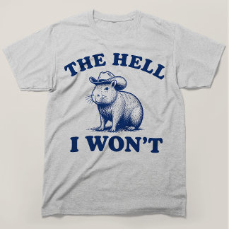 地獄のカピバラカウボーイウェスタン Tシャツ