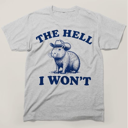 地獄のカピバラカウボーイウェスタン Tシャツ