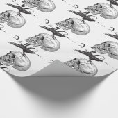 地獄のカラスハロウィン ラッピングペーパー (角)