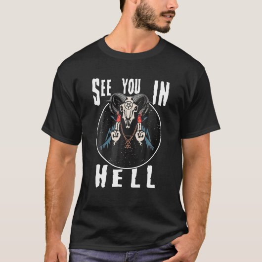 地獄のサタンで会おう Tシャツ (正面)