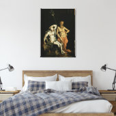 地獄のシーン：ハデスとペルセフォンを示す詳細 キャンバスプリント (インサイチュ (寝室))