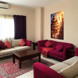 地獄のジンガーブレッド村 | AIアートポスター ポスター