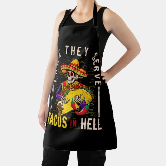 地獄のハロウィーンTaでタコスを出してほしい女性 エプロン (インサイチュ)