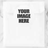 地獄のヒラリー – 白 – .png ラウンドシール (バッグ)