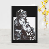 地獄のライダー カード (黄色い花)