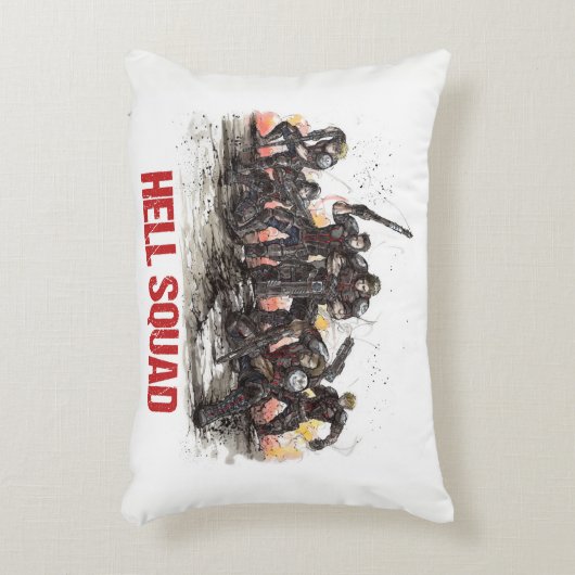 地獄の分隊のアクセントの枕 アクセントクッション (正面(垂直))