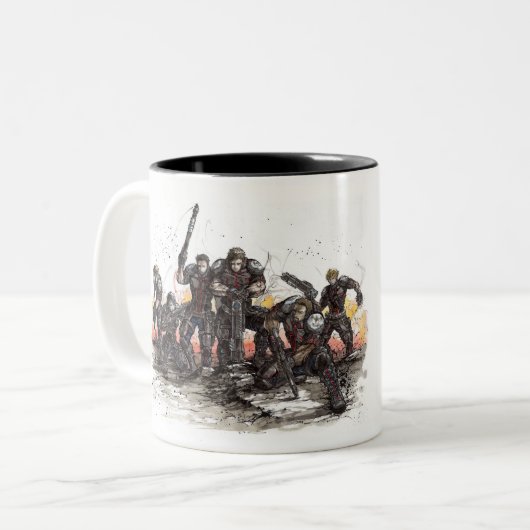 地獄の分隊のマグ ツートーンマグカップ (正面左)