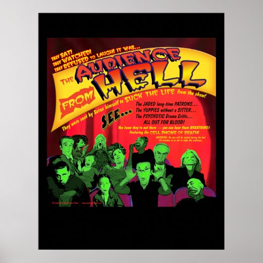 地獄の劇場ポスターの観客 ポスター (正面)