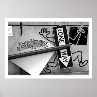 地獄の台所へ「片道」ニューヨーク市 ポスター