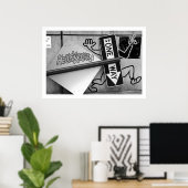 地獄の台所へ「片道」ニューヨーク市 ポスター (ホームオフィス)