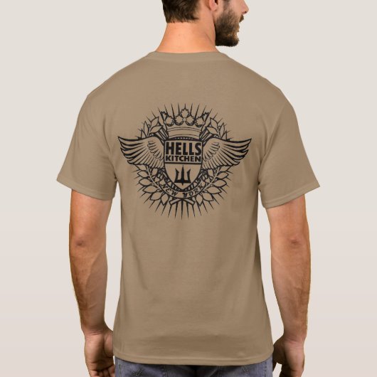 地獄の台所NYCワイシャツ Tシャツ (裏面)