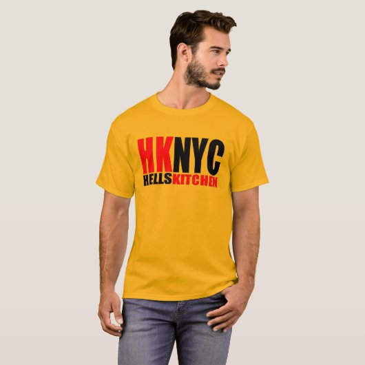 地獄の台所Urban59スタジオのロゴのワイシャツ Tシャツ (正面フル)