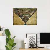 地獄の地図 – サンドロ・ボッティチェリ ポスター (ホームオフィス)