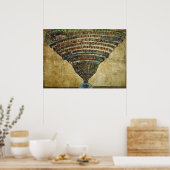 地獄の地図 – サンドロ・ボッティチェリ ポスター (キッチン)