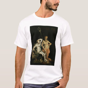 地獄の場面: HadesおよびPersephoneを示す詳細 Tシャツ
