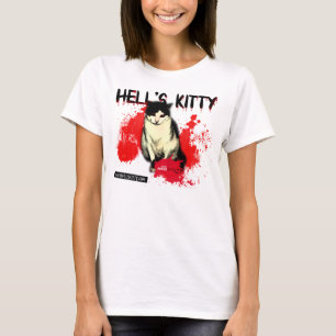 地獄の子猫スパゲッティ上 Tシャツ