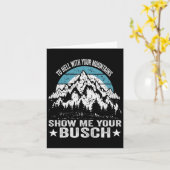 地獄の山々を見せてくれ Busch 楽しい カード (黄色い花)