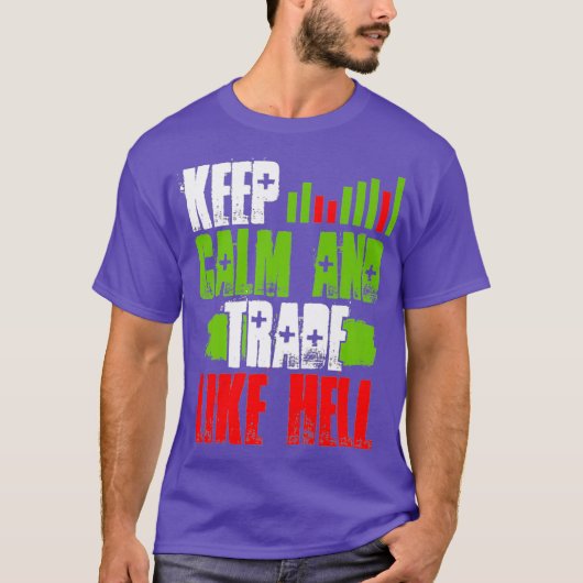 地獄の強気な取引感じ株のような取引 Tシャツ (正面)