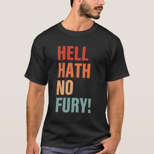 地獄の怒りのアパレおもしろいル Tシャツ (正面)