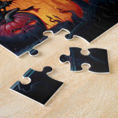 地獄の悪魔のカボチャ祝ハッピーハローウィン ジグソーパズル (側面)