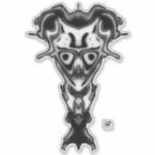 地獄の悪魔の胸像 v0.3 シール (正面)