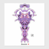 地獄の悪魔の胸像 v1.1 シール (シート)