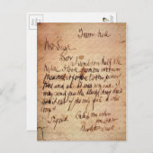 地獄の手紙から ポストカード (正面/裏面)