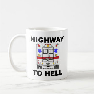 地獄の救急車-コップへのハイウェー コーヒーマグカップ