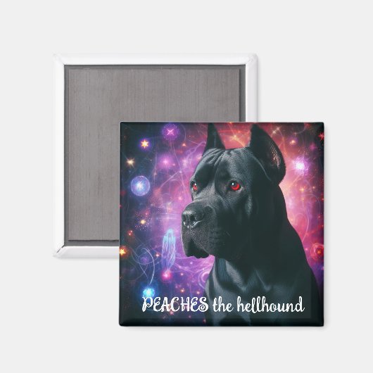 地獄の犬の桃 マグネット (正面/裏面)