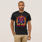 地獄の犬 Tシャツ (正面フル)