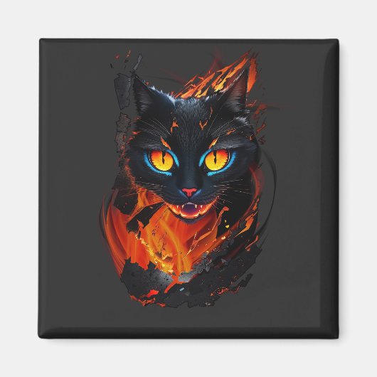 地獄の猫 マグネット (正面)