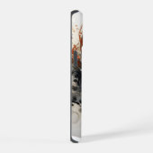 地獄の獣のイ絵画ンク iPhone 15ケース (右側面)